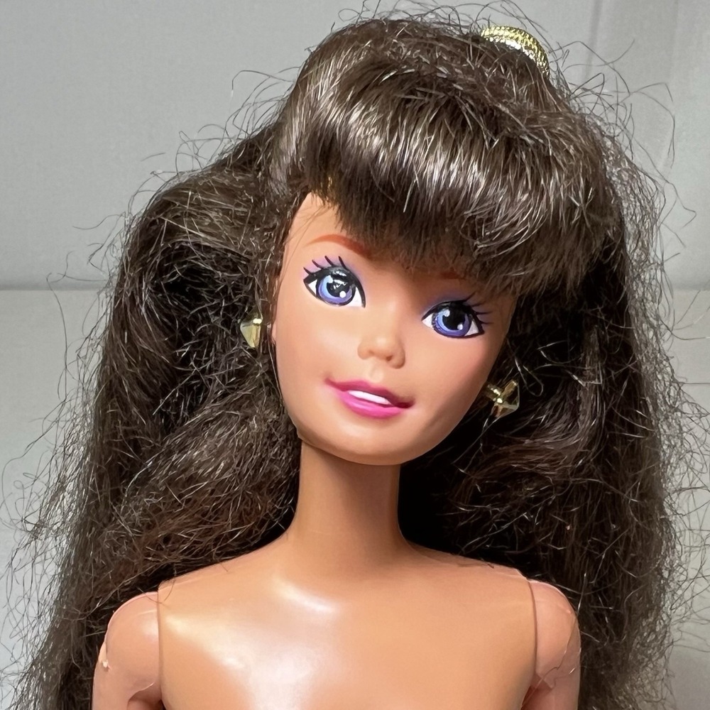Vintage 1994 Barbie Paint And Dazzle TERESA Doll w/ Silver Earrings